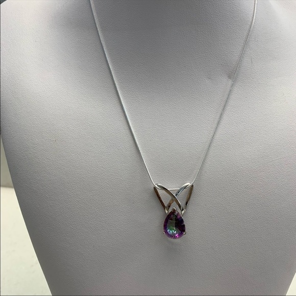 20% Off Mystic Rainbow Topaz Earrings - Picture 2 of 8